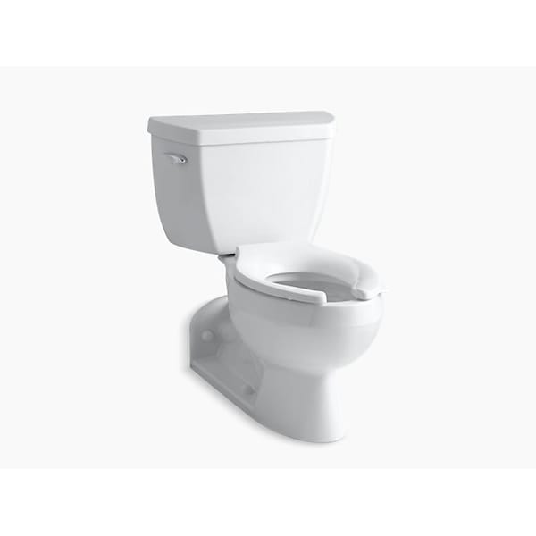 2Pc Elongtd 1.0 GPF Toilet W/ Pressure Lite(R) & Left-Hand Trip Lever